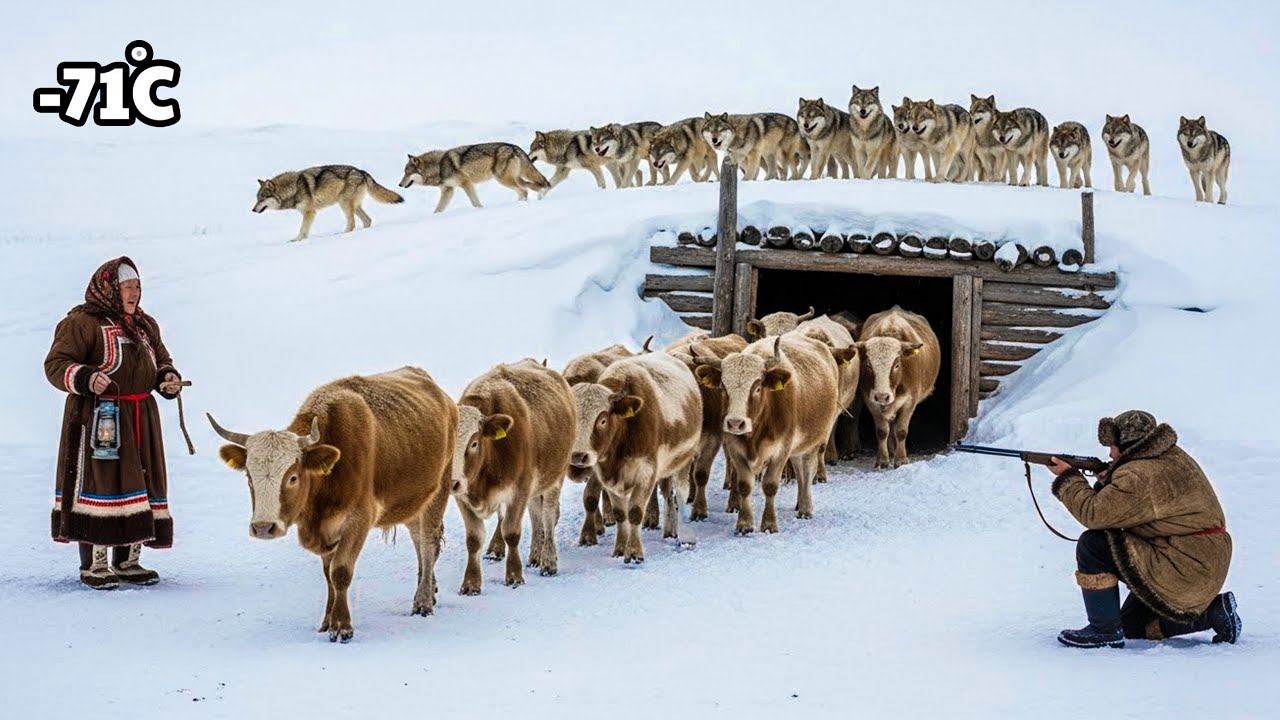 Surviving at –71°C | How 90-Year-Old Husband and Wife Fought Off Wolves to Protect 100 Cows