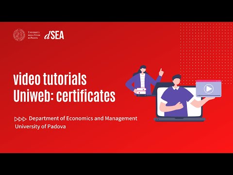Uniweb: certificates