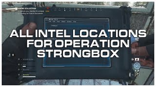 All Spec Ops Intel Locations for Operation StrongBox (Call of Duty : Modern Warfare)