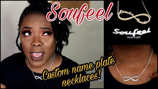 CUSTOM NAME PLATE NECKLACES FROM SOUFEEL