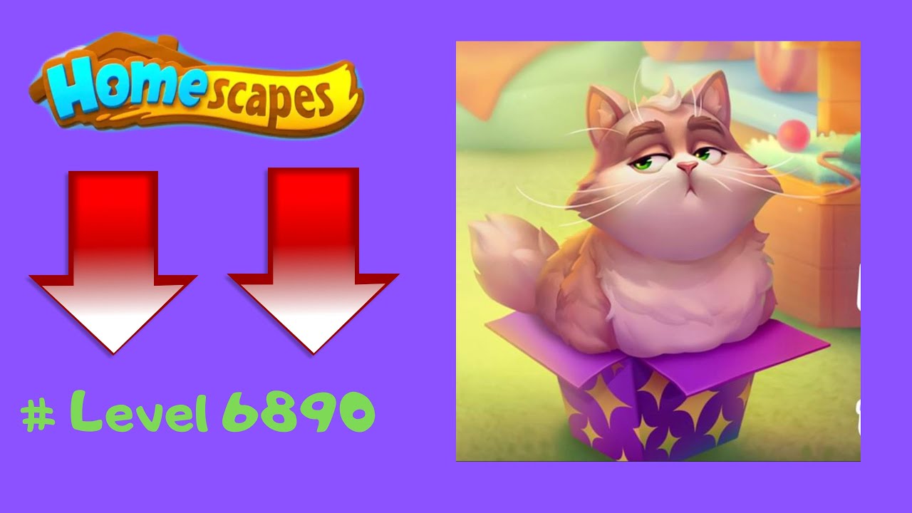 How to play Homescapes - Level 6890 