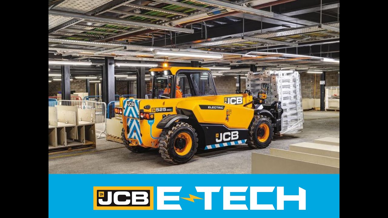 jcb, teleskoplader, elektro teleskop, elektronischer teleskop, elektro tele...