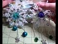 DIY~Make Gorgeous Blinged Out Plastic Snowflake Ornaments!