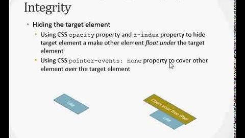 clickjacking Attacks and Defence