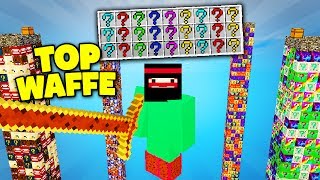 ∞ UNENDLICH ANGRIFFSSCHADEN IN MINECRAFT | LUCKY BLOCKS TOWER