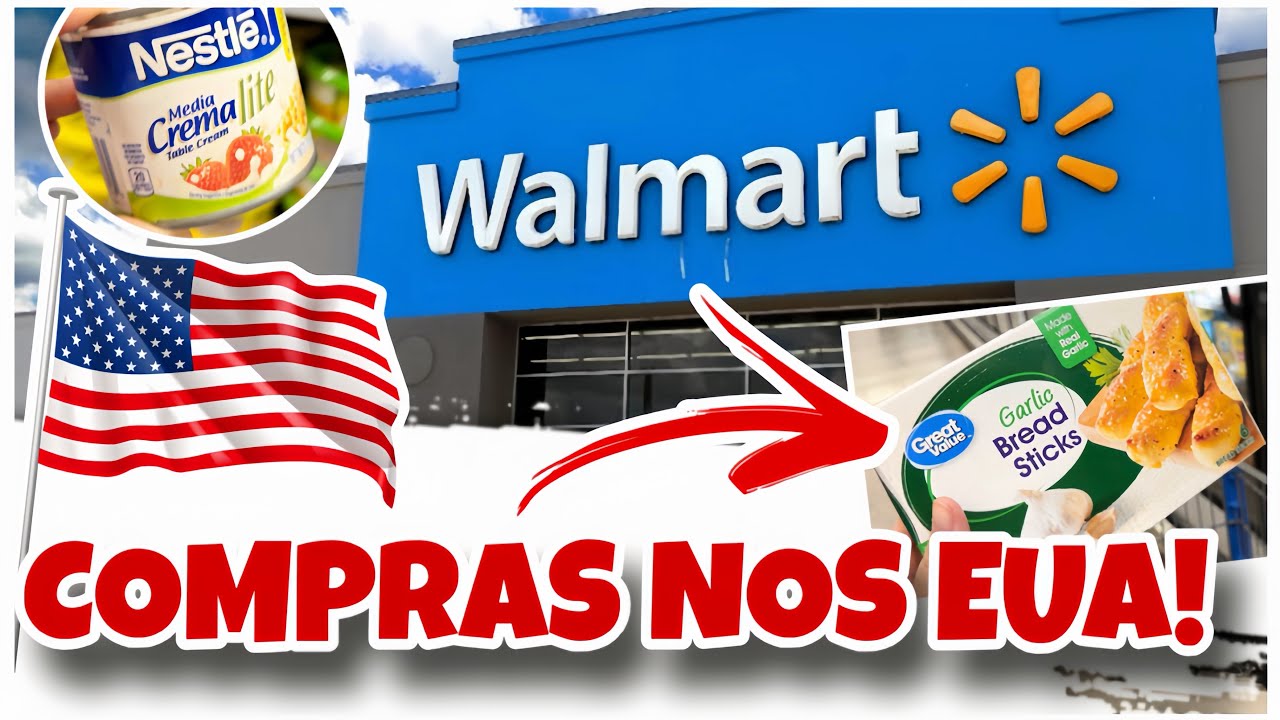 WALMART DOS EUA - FAZENDO COMPRAS DE MERCADO NO WALMART DOS EUA 🍇🫑🍗 COMPRAS NOS EUA 2026 🇺🇸 
