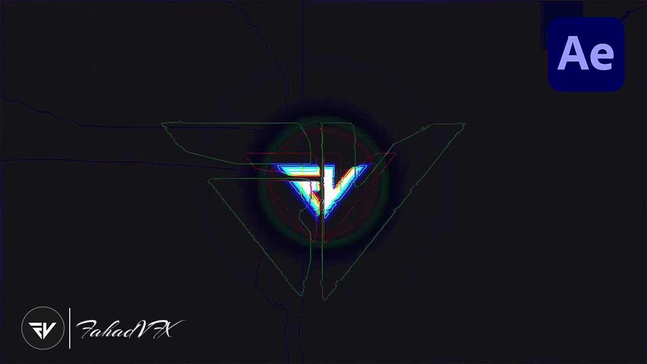 Glitch Logo After Effects | Glitch Intro Template | Fahad VFX - YouTube