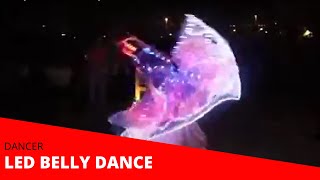 LED Belly Dancer in Dubai Zulfya | Unique Dance Show