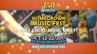 2017 NC State Fair - Homegrown Music Fest