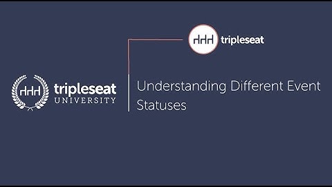 Understanding Different Event Statuses (Level 1) - TSU