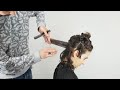 How to cut curly layered hair