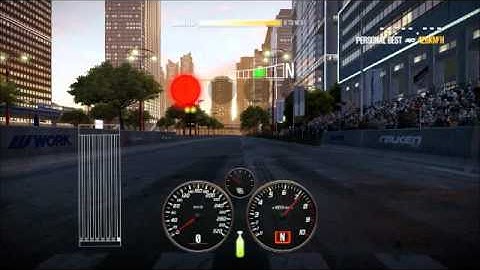 Shift 2 Standing Mile R34, 426kph!