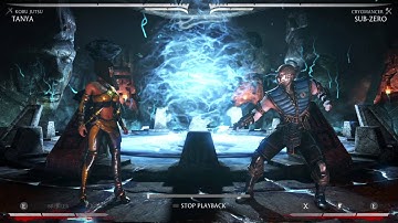 Mortal Kombat X Tanya Kobujutsu combos 44% xray