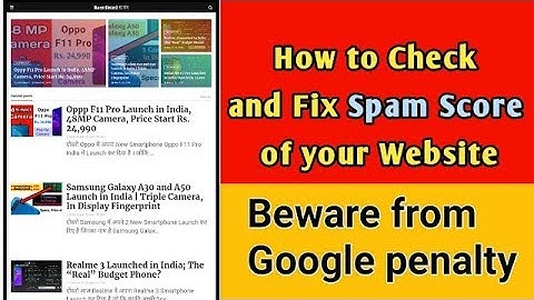 Website Domain Spam Score Checker Online Tool | How To Fix Spam Score with free Disavow Tool