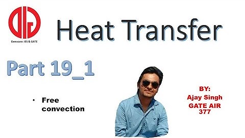 Heat Transfer 19_1 Free Convection
