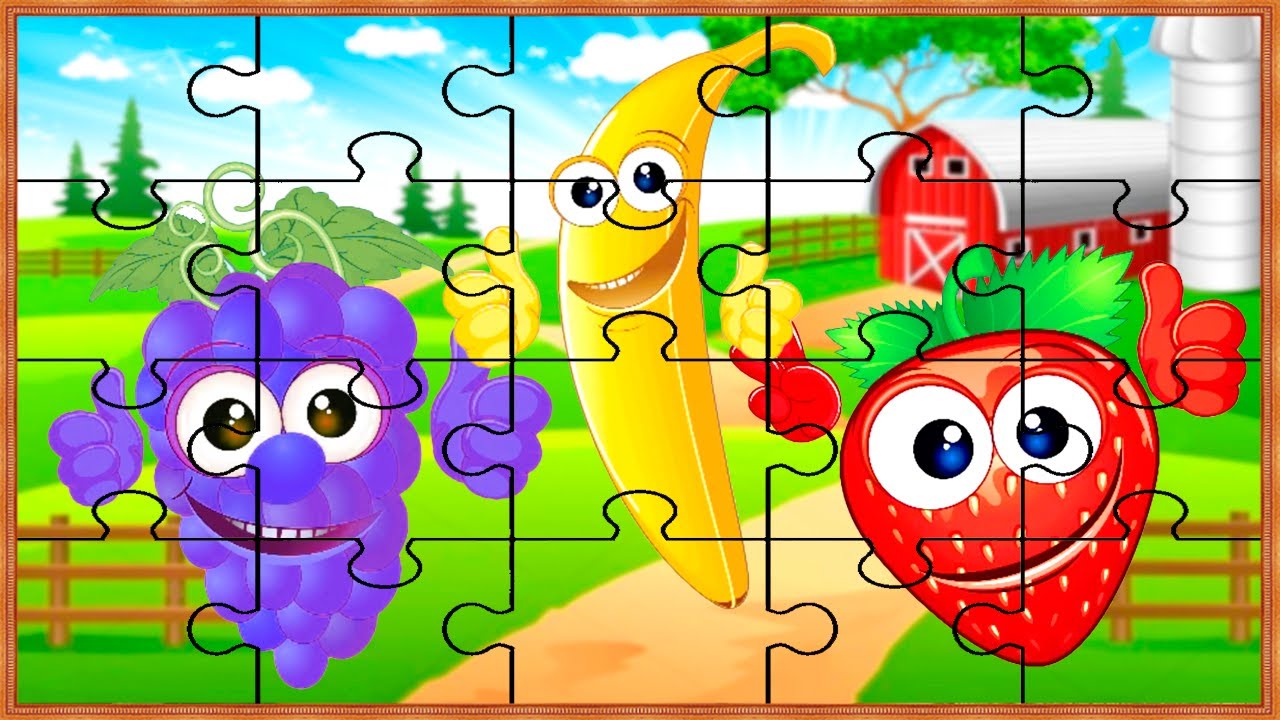 Juegos de Frutas y Verduras Infantiles - Videos de y Memorias - Juegos Para Niños - YouTube