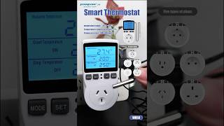The Smart Thermostat, Illuminated.#TemperatureControl #EuropeanTech #LuxuryHome #SmartDesign