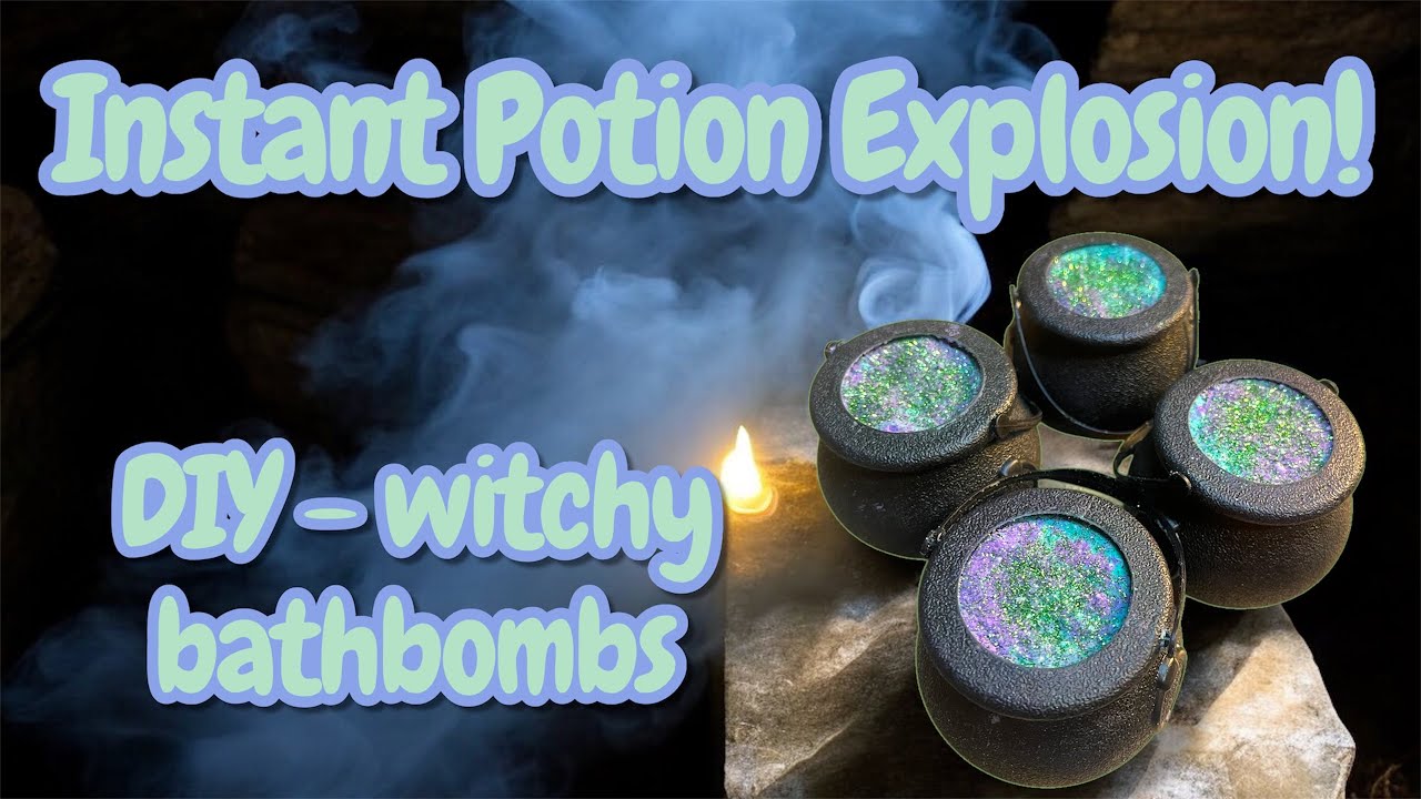Exploding Crystal Cauldron Bath Bombs – Instant Potion Explosion! - DIY ...