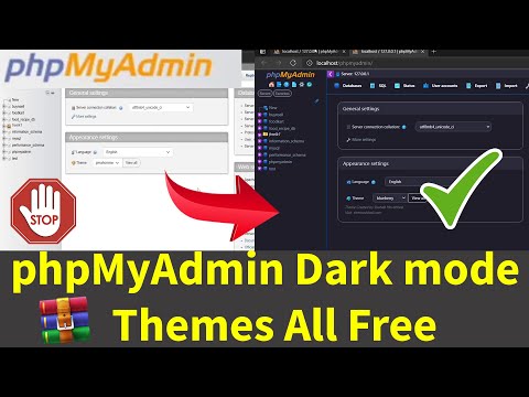 How To Enable Dark Theme On phpMyAdmin Panel