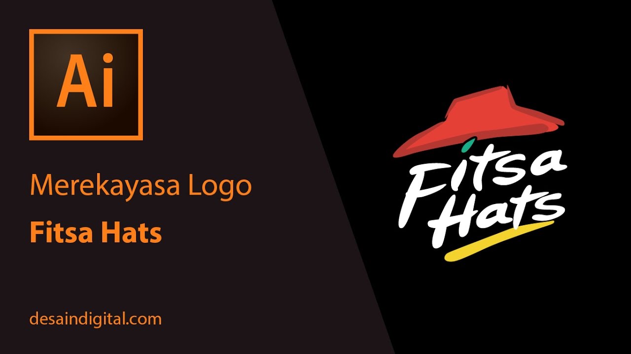Merekayasa Logo Fitsa Hats Di Adobe Illustrator YouTube