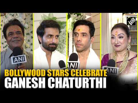 Bollywood stars celebrate Ganesh Chaturthi at their residence in Mumbai