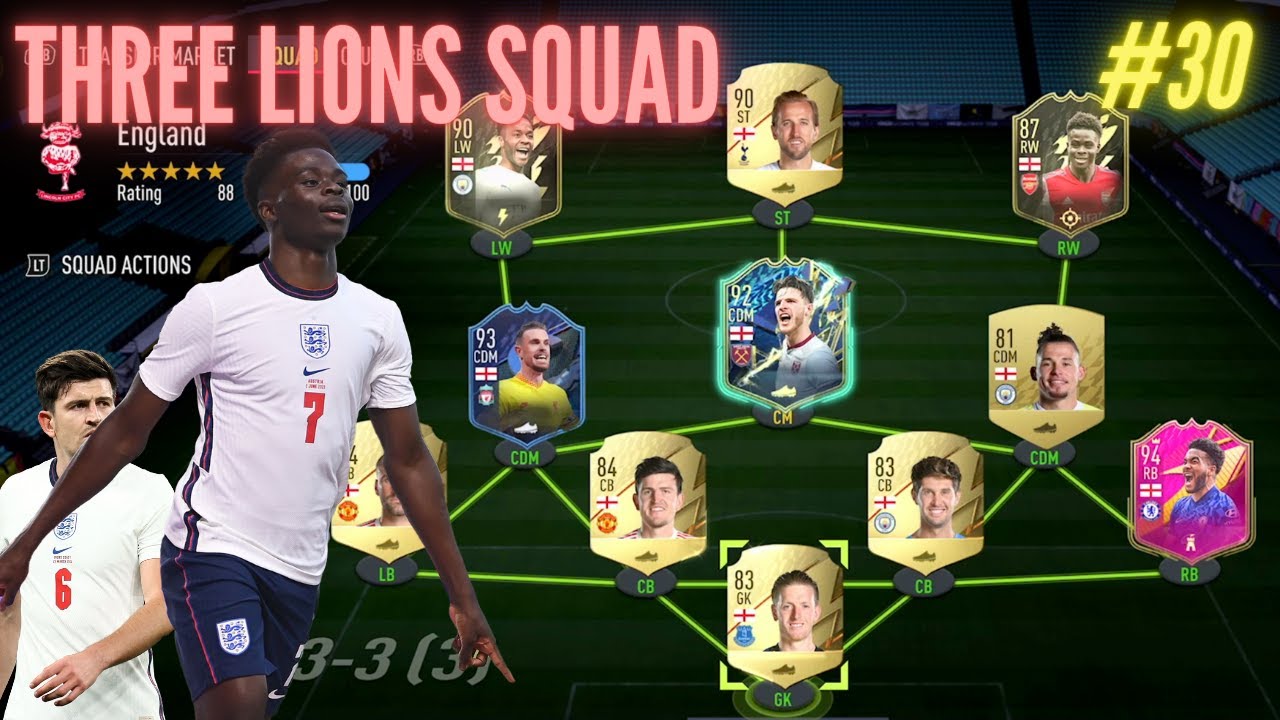 FULL ENGLAND SQUAD IN *SAKA'S SQUAD* #30