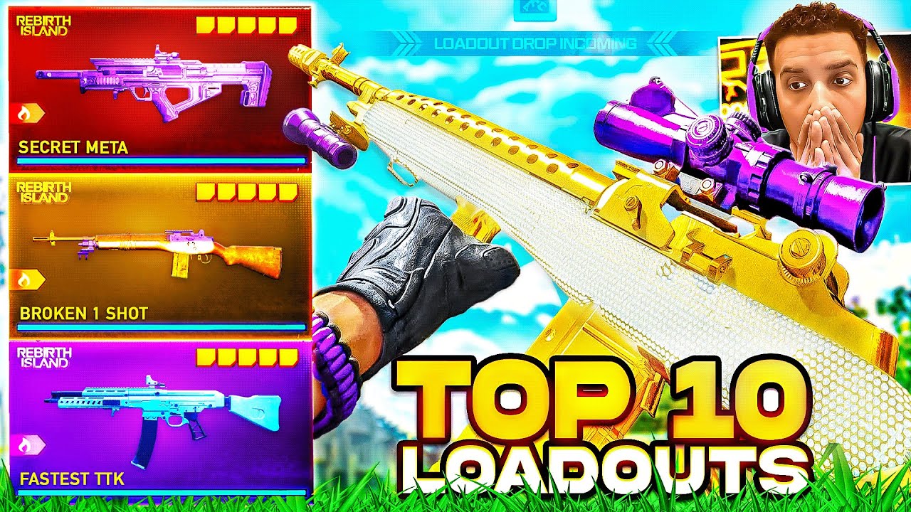 TOP 10 NEW META LOADOUTS in Warzone Rebirth Island! (Best Class Setups ...