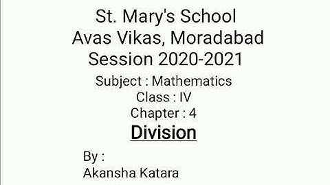 Class IV Mathematics Chapter 4 Division Ex. 4.3