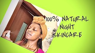 NIGHT TIME SKIN CARE ROUTINE WITH NATURAL PRODUCTS & STORY TIME|| MILK ICE CUBES