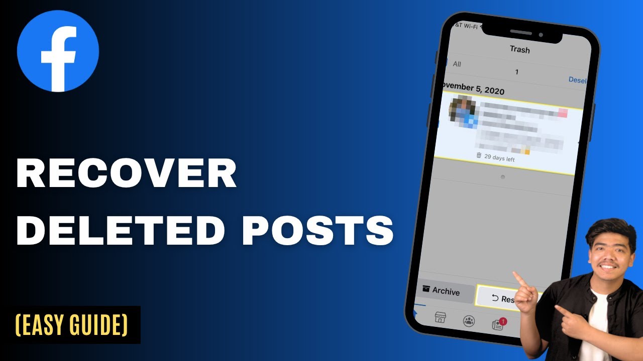 How To Recover Deleted Facebook Posts From Recycle Bin - Step By Step ...