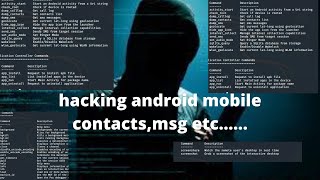 hacking android mobiles using metasploit framework[ethical hacking]educational purpose