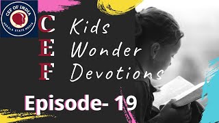 Kids Wonder Devotion -Episode 19 Victoria Simon Appreciate God