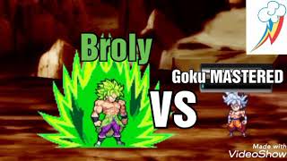 Broly Legendario SSJ GOD VS GOKU MASTERED UI