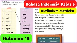 Kunci Jawaban Bahasa Indonesia Kelas 5 Halaman 15 Kurikulum Merdeka Pasangkan Kat dengan Sinonimnya