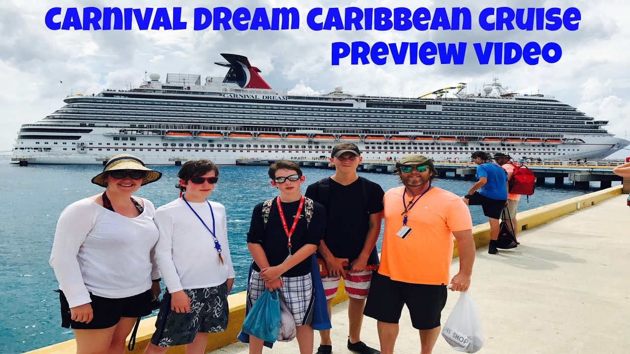 Carnival Dream Caribbean Cruise - Preview Video - MUCH MORE TO COME!!!