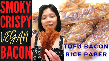 HOW TO MAKE YOUR VEGAN BACON CRISPY AND SMOKY ||Tofu Bacon with no Tamari and Liquid Smoke needed||