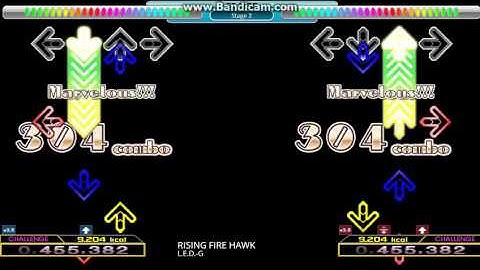 【DDR】RISING FIRE HAWK [Single Challenge] 正規＋Mirror