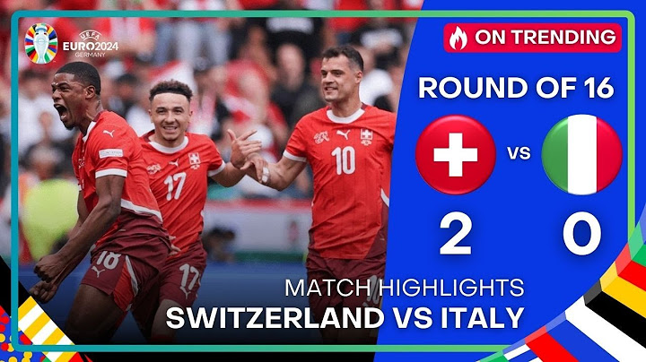 Switzerland vs Italy 2-0 - All Goals & Full Match Highlights | UEFA EURO 2024