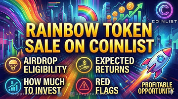 Rainbow Wallet Token Sale Review | Expected Profit | Steps to buy $RNBW | Airdrop Eligibility detail