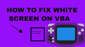 How to fix the white screen problem on VBA. (descriptive)