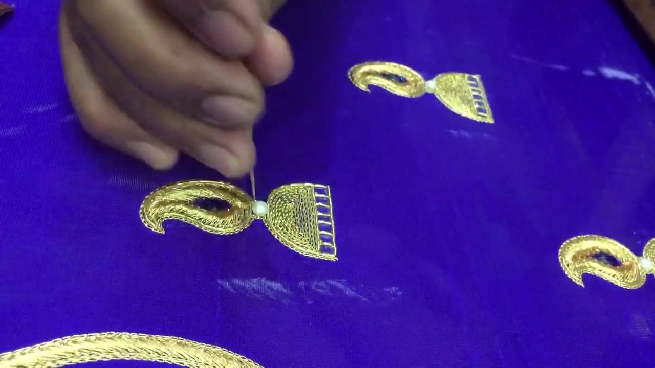 Making of JUMPKA work embroidery - YouTube