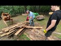 Генеральная уборка вокруг пилорамы WoodMizer LX 55 | семейный актив | влог США