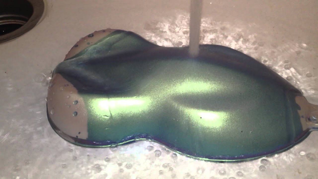 Chameleon Pearl over Black Thermochromic base Paint With Pearl YouTube