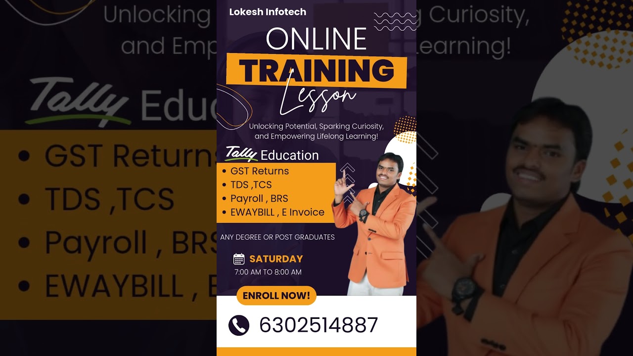 GST RETURNS | TDS , TCS , PAYROLL | BRS , TAXATION | BY LOKESH