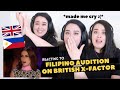 TOP 5 Most AMAZING FILIPINO SINGERS EVER ON X FACTOR UK! (REACTION)