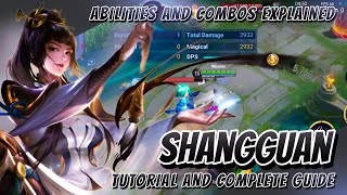 Shangguan Tutorial and Complete Guide (Zata AoV) | Abilities and Combos Explained | Honor of Kings screenshot 3