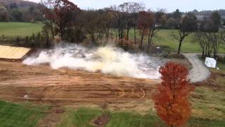 Slow motion explosion at Phoenix Contact