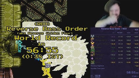 Super Metroid - Reverse Boss Order in 56:55 w/ post-game commentary