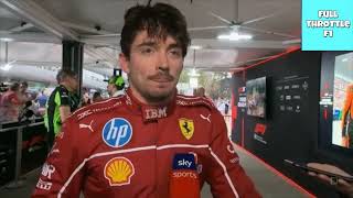 Charles Leclerc Post-Race Interview | F1 2025 Chinese GP Reactions