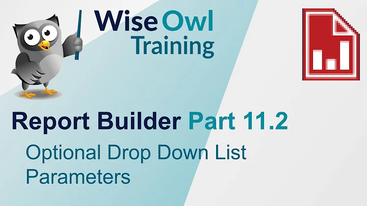 SSRS Report Builder Part 11.2 - Optional Drop Down List Parameters